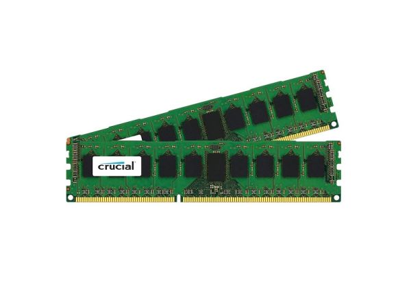 CT2K4G3ERSLS8160B Crucial Technology 8GB Kit (2 x 4GB) DDR3-1600MHz PC3-12800 ECC Registered CL11 240-Pin DIMM 1.35V Low Voltage Single Rank Memory