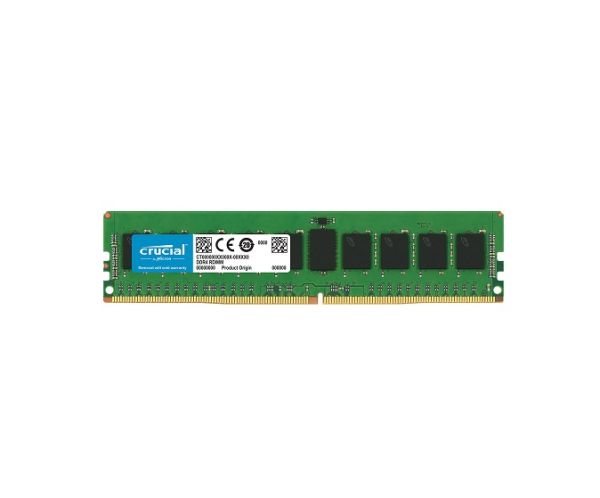 CT2K4G4WFS8266 Crucial Technology 8GB Kit (2 X 4GB) DDR4-2400MHz PC4-19200 ECC Unbuffered CL17 288-Pin DIMM 1.2V Single Rank Memory