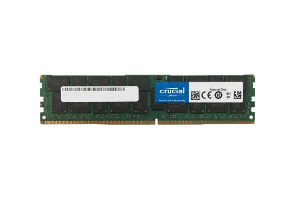CT2K64G4LFQ424A Crucial Technology 128GB Kit (2 X 64GB) DDR4-2400MHz PC4-19200 ECC Registered CL17 288-Pin Load Reduced DIMM 1.2V Quad Rank Memory