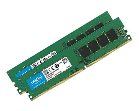 CT2K8G4RFD8266 Crucial Technology 16GB Kit (2 x 8GB) DDR4-2666MHz PC4-21300 ECC Registered CL19 288-Pin RDIMM 1.2V Dual Rank Memory Module