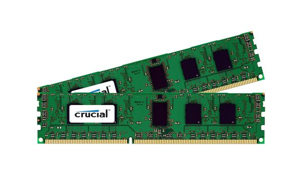 CT2KIT25672BF1339 Crucial Technology 4GB Kit (2X2GB) DDR3-1333MHz PC3-10600 ECC Unbuffered CL9 204-Pin SODIMM 1.35v Low Voltage Dual Rank Memory