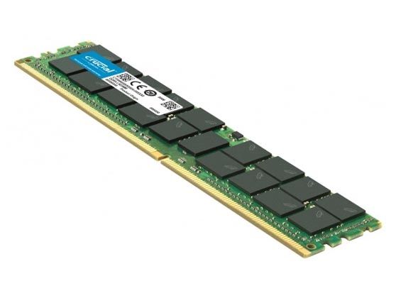 CT32G4LFD4266 Crucial Technology 32GB DDR4-2666MHz PC4-21300 ECC Registered CL19 288-Pin LR-DIMM 1.2V Dual Rank Memory Module