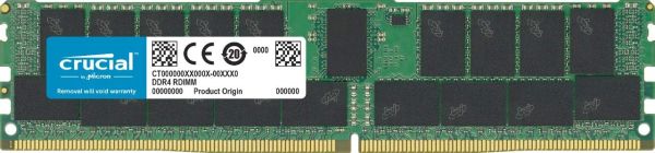 CT32G4RFD4293 Crucial Technology 32GB DDR4-2933MHz PC4-23400 ECC Registered CL21 288-Pin DIMM Memory Module