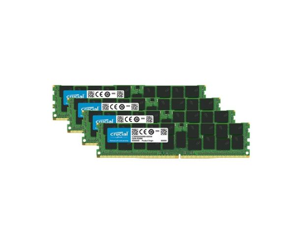 CT4K64G4LFQ4266 Crucial Technology 256GB Kit (4 X 64GB) DDR4-2666MHz PC4-21300 ECC Registered CL19 288-Pin LR-DIMM 1.2V Quad Rank Memory