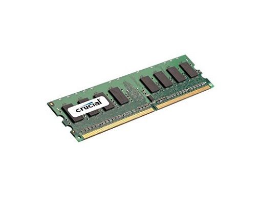 CT51272AF667.M36FH0D6 Crucial Technology 4GB DDR2-667MHz PC2-5300F ECC Fully Bufferd CL5 240-Pin 1.8V DIMM Memory Module