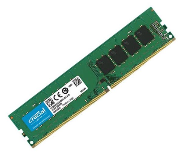 CT8G4RFD8266 Crucial Technology 8GB DDR4-2666MHz PC4-21300 ECC Registered CL19 288-Pin RDIMM 1.2V Dual Rank Memory Module