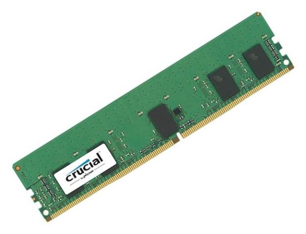 CT8G4RFS8266 Crucial Technology 8GB DDR4-2666MHz PC4-21300 ECC Registered CL19 288-Pin RDIMM 1.2V Single Rank Memory Module