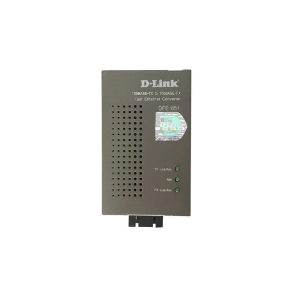DFE-851 D-Link 1 port 100Base-TX to 100Base-FX 100M Ethernet photoelectric converter, single-mode dual-fiber Media Converter