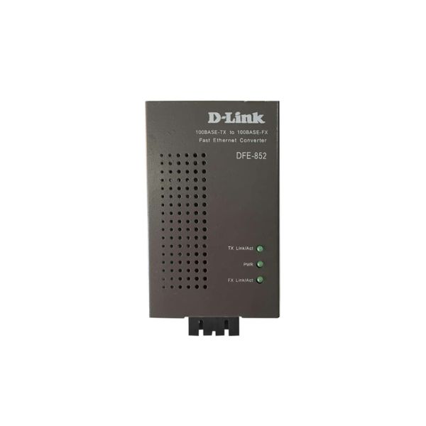DFE-852 D-Link 1 port 100Base-TX to 100Base-FX 100M Ethernet photoelectric converter, single-mode dual-fiber Media Converter