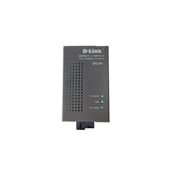 DFE-861/B D-Link 1 port 10/100Base-TX to 100Base-FX 100M Ethernet photoelectric converter, single-mode single-fiber Media Converter