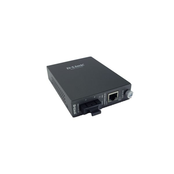 DGE-872 D-Link 1 port 10/100/1000BASE-T to 1000BASE-LX Gigabit Ethernet photoelectric converter, single-mode dual-fiber Media Converter