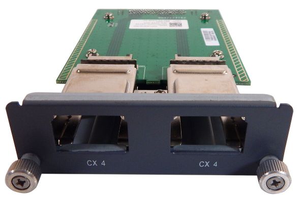 0D1KGD Dell Force10 10Gb/s 2 x Ports CX4 10 Gigabit Ethernet Module
