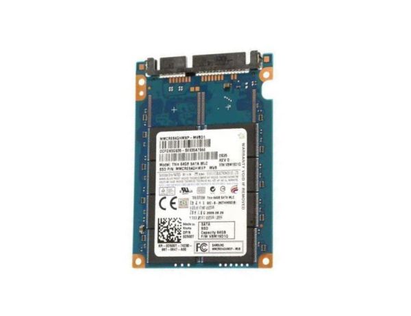 D500T Dell 64GB Multi-Level-Cell SATA 3GB/s 1.8-inch Solid State Drive