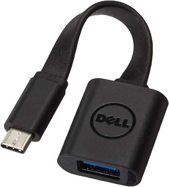 DBQBJBC054 Dell USB-C - USB-A 3.0 USB cable 0.131 m Black