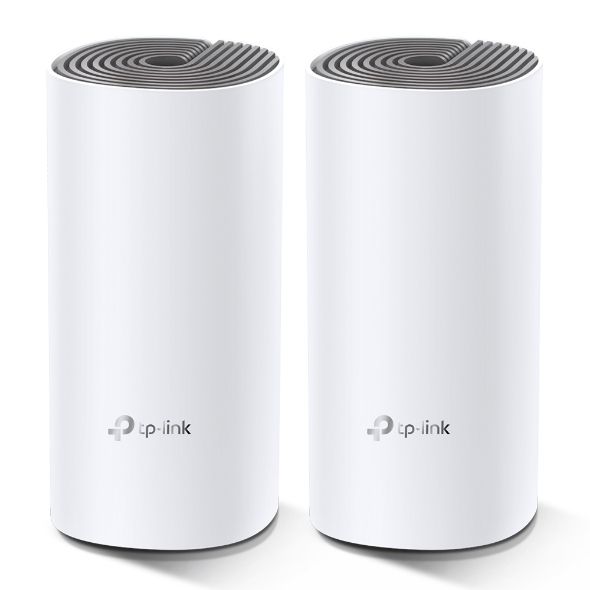 Deco W2400 2-Pack TP-Link Deco W2400 AC1200 Wireless Dual-Band 100/10 Mb/s Mesh Wi-Fi System