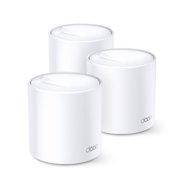 DECO X4300 PRO (3-PACK) TP-Link Deco AX4300 Pro Dual-Band Wi-Fi 6 Mesh Wi-Fi System (3-Pack)
