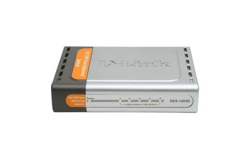 DES-1005D/B D-Link 5-Port Unmanaged 10/100 Ethernet Switch