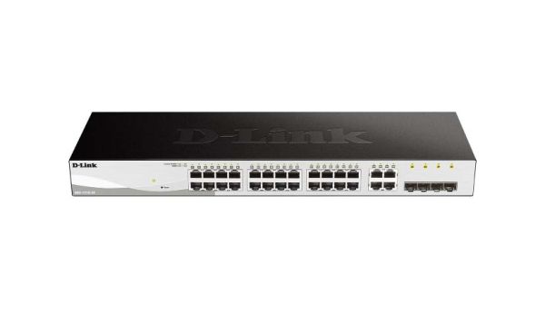 DGS-1210-28 D-Link 24-Port 10/100/1000Base-T Managed Gigabit Ethernet Switch with 4 Gigabit SFP Ports Rack-Mountable