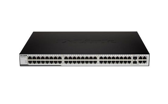 DGS-3450 D-Link 131.3W 48-Port 10/100/1000Base-T Managed Stackable Gigabit Ethernet Switch with 4 Shared SFP Ports
