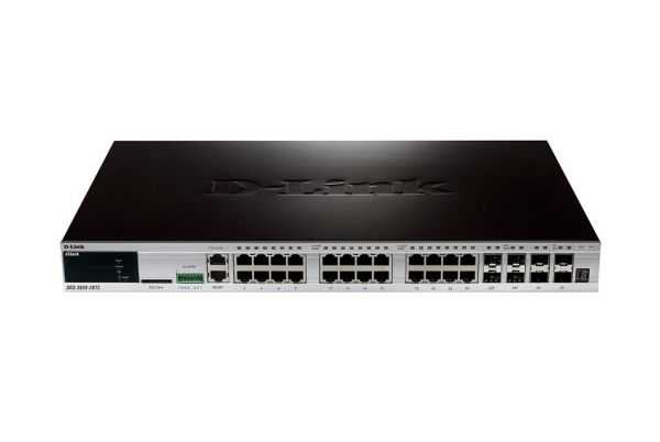 DGS-3620-28TC/SI D-Link 28-Port xStack Layer 3 Managed Stackable Gigabit Switch