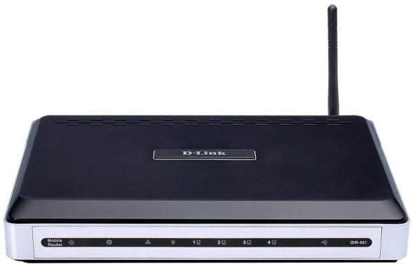 DIR-451 D-Link 3G Mobile Router 4 x 10/100Base-TX, 2 x 1 x Expansion Slot IEEE 802.11b/g Wireless Router