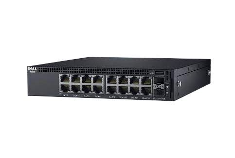 DNX1018 Dell Networking X1018 16 x Ports 10/100/1000Base-T + 2 x SFP Ports Layer 2 Managed 1U Rack-Mountable Gigabit Ethernet Network Switch