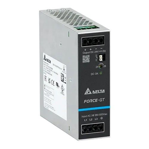 DRF-24V120W3GBA Delta 120-Watt 24V 5A DIN Rail Power Supply