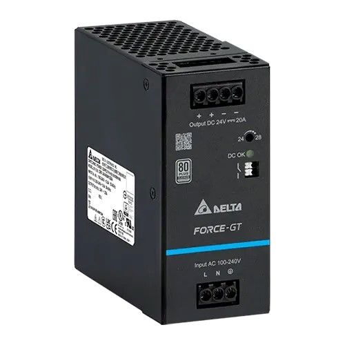 DRF-48V480W1GBA Delta 480-Watt 48V 10A DIN Rail Power Supply