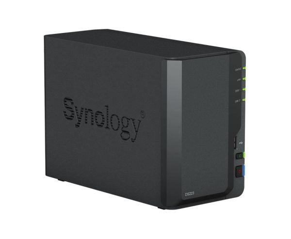 DS223 Synology 2GB RAM 2 Bay Network Attached Storage DiskStation
