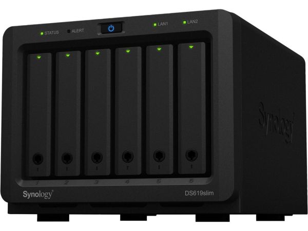 DS620slim Synology DiskStation 6-Bay NAS Enclosure