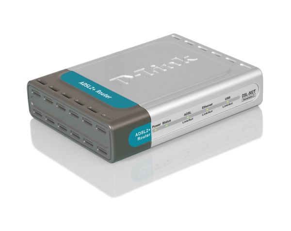 DSL-502T D-Link 1 x RJ-11 LAN Port 10/100Mbps Fast Ethernet AdSL2+ Wired Router