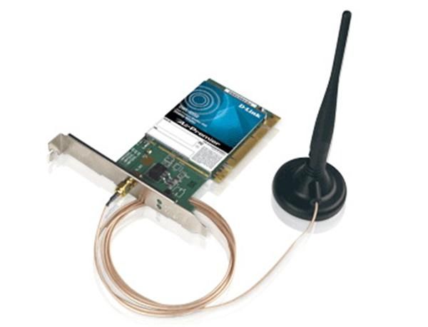 DWL-G550 D-Link 802.11g 108mbps High Powered Wirelesss Pci Adapter