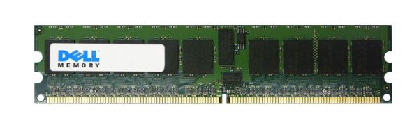 DX1563 Dell 2GB DDR2-400MHz PC2-3200 ECC Registered CL3 240-Pin DIMM 1.8V Dual Rank Memory Module