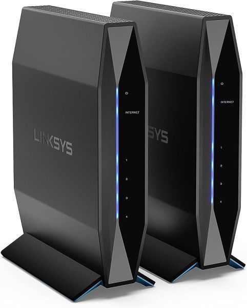 E8452 Linksys E8450 Wi-Fi 6 IEEE 802.11ax Ethernet Wireless Router (2-Pack)