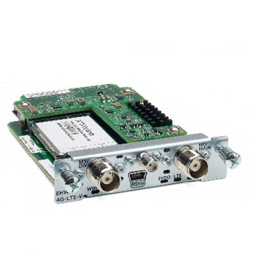 EHWIC-4G-LTE-V-RF Cisco 1 x Port Mini-USB + 2 x TNC Connectors Fourth-Generation LTE Wireless WAN Enhanced High-Speed WAN Interface Card