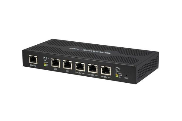 ERPOE-5 Ubiquiti EdgeRouter 2 x PoE 1000Base-T Router Ports + 3 x PoE 1000Base-T Switch/Router Ports Advanced Network Router