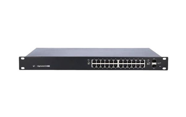 ES-24-250W Ubiquiti EdgeSwitch ES-24-250W 24 x Ports PoE+ 1000Base-T + 2 x Ports SFP 1U Rack-mountable Layer 3 Managed Gigabit Ethernet Network Switch