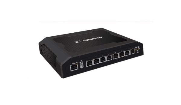 ES-8XP Ubiquiti EdgeSwitch 8 x Ports PoE 10/100/1000Base-T Wall-Mountable Managed Switch