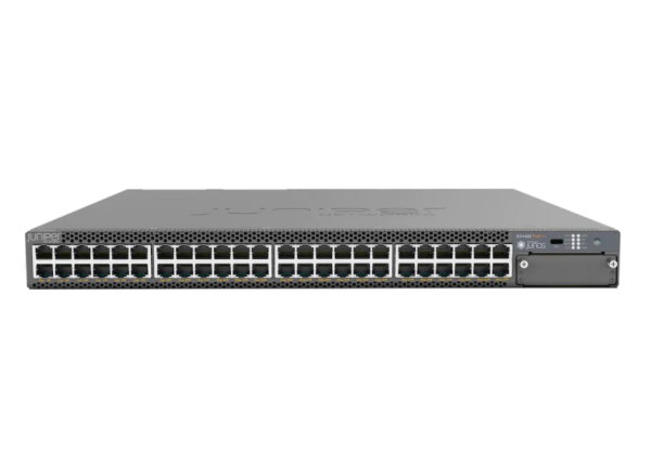 EX4400-48MP Juniper EX4400 Series EX4400-48MP 12 x 10GBase-T + 36 x 2.5GbE Ports PoE+ + 4 x 25GbE + 2 x 100GbE Layer 3 Managed 1U Rack-mountable Gigabit Ethernet Network Switch