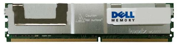 F7234 Dell 1GB DDR2-533MHz PC2-4200 ECC Fully Buffered CL4 240-Pin 1.8V DIMM Memory Module