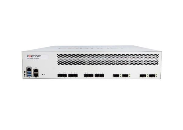 FAD-4200F Fortinet FAD-4200FFortiADC 4 x 40GbE QSFP+ 8 x 10GbE SFP+ 2 x GbE RJ45 Ports 2U Rack-mountable Application Delivery Controller