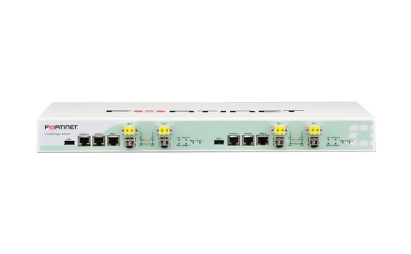 FBG-2002F Fortinet FortiBridge 2002F 4x 1G SFP + 4x 1G LC, 2x RJ45 Management Ports, Dual PS Dual CP Bridge