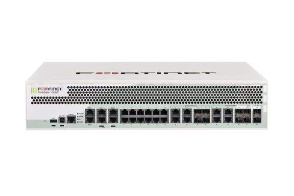 FG-1000C-DC-BDL-958-36 Fortinet FortiGate 1000C-DC 10 GbE 2 x SFP+ 12 x RJ45 8 x Media Pair Redundant DC Power Supplies Firewall