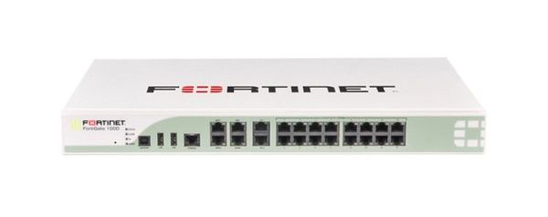 FG-100D Fortinet FortiGate 100D 22 x Ports 1000Base-T + 2 x SFP Ports 1U Desktop Network Security Firewall