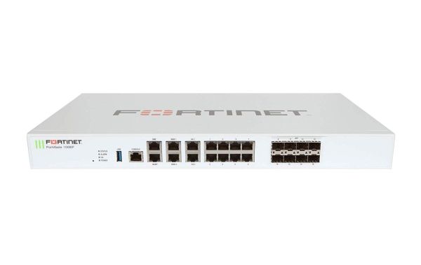 FG-100EF-BDL-874-60 Fortinet FortiGate 100EF 14 x Ports GE RJ-45 + 2 x Ports WAN + 1 x Port DMZ + 8 x Ports Internal Switch + 8 x Ports SFP Managed Network Security/Firewall Appliance with HW+ 8X5 FC