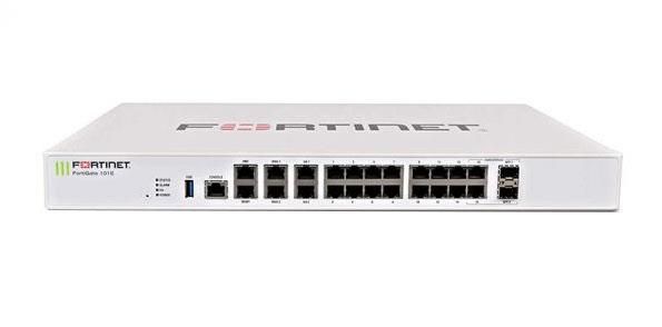 FG-101E-BDL-874-12 Fortinet FG-101E + 20 x GE RJ45 Ports + 2 x Shared Media + 2 x SFP slots H/W+ 8x5 Firewall