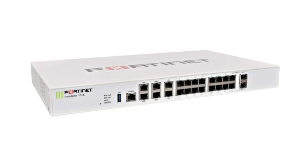 FG-101E-BDL-974-60 Fortinet FortiGate 101E 1000Base-T 16 x RJ-45 2 x WAN 2x SFP 1U Firewall Appliances