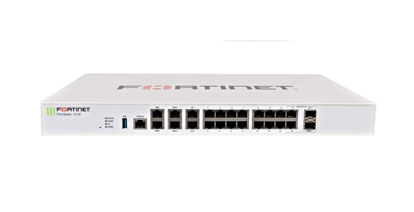 FG-101E-USG-BDL-874-36 Fortinet FG-101E + 20 x GE RJ45 Ports + 2 x Shared Media + 2 x SFP slots H/W+ 8x5 Firewall