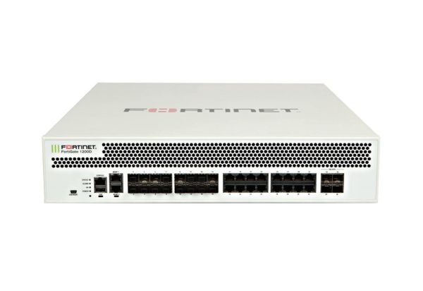 FG-1200D-BDL-958-36 Fortinet FortiGate 1200D 18 x Ports GE RJ-45 + 16 x Ports SFP + 4 x Ports 10GE SFP+ Slots 2U Managed Network Security/Firewall Appliance with 5Y 24X7 FC