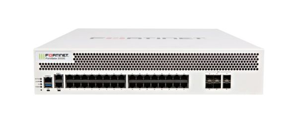 FG-2000E-BDL-874-36 Fortinet FG-2000E + 6 x 10 GE SFP+ slots + 34 x GE RJ45 ports 480 GB SSD H/W+ 8x5 3y FC Firewall